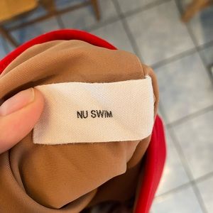 Nu Swim Noodle Suit-  in Cherry